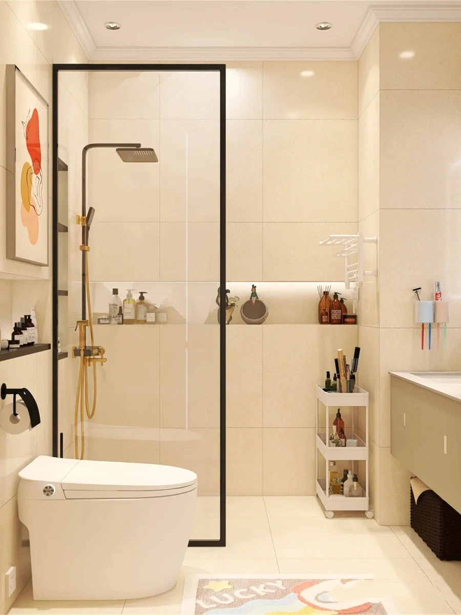 Walk in Shower Door, Tempered Superior Glass 8mm Thick for Bathroom Enclosure, Black Frame 10mm Four Edges. Stringent QC