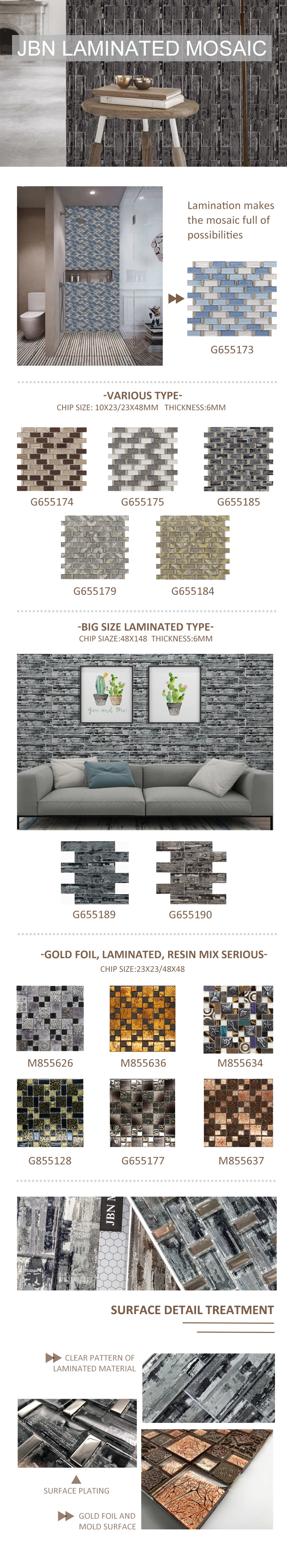 Crystal Glass Luxury Edge Mesh OEM Chip Surface Joint Feature Square Material Tile Mirror Mosaic