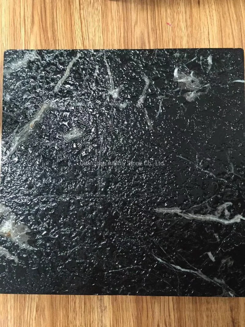 Acid Pickling China Century Black Ice Marble Tles for Wall /Floor