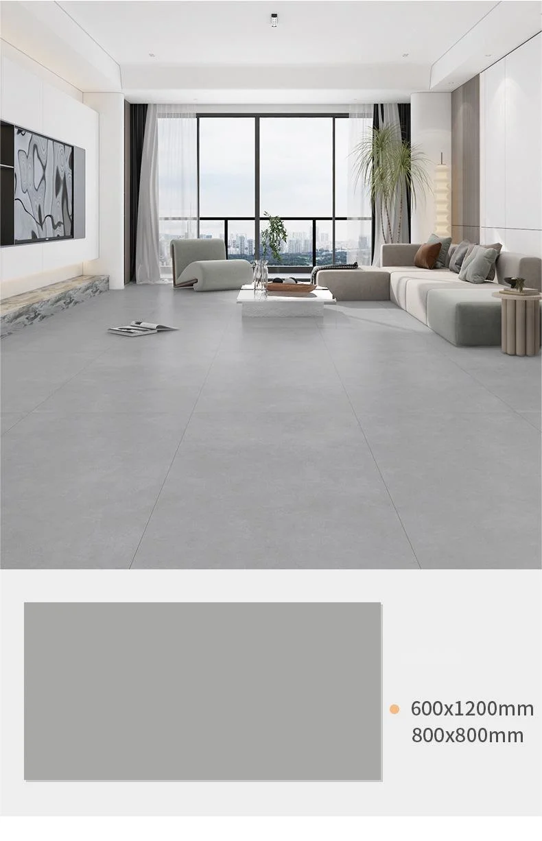 Popular Gray Matt Rustic Kitchen Tile Floor for Floor