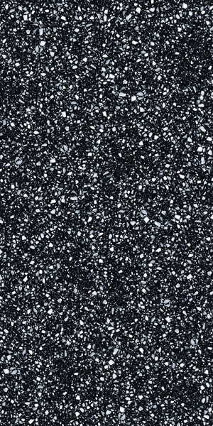 80X80cm Super Black Terrazzo Sstyle Soft Gloss Kitchen Glazed Ceramic Tile