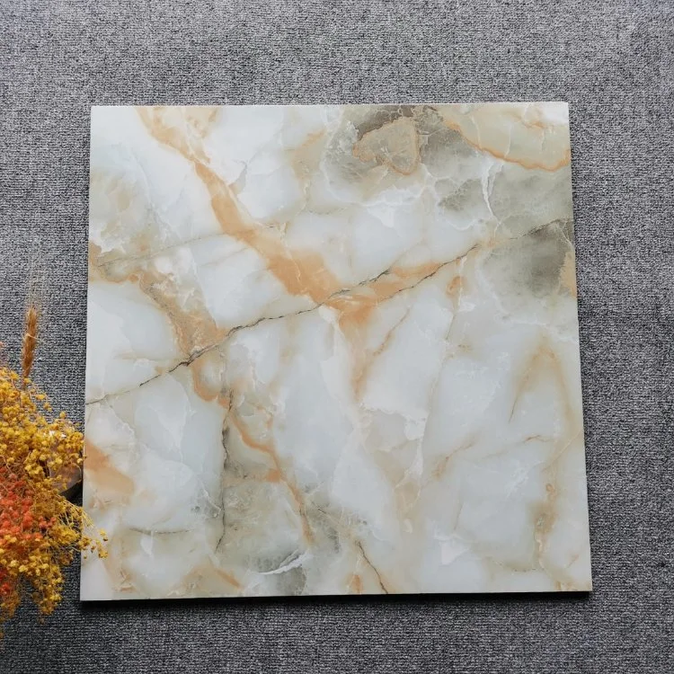 24X24 Cheap High Gloss Marble Look Homogeneous Floor Tile