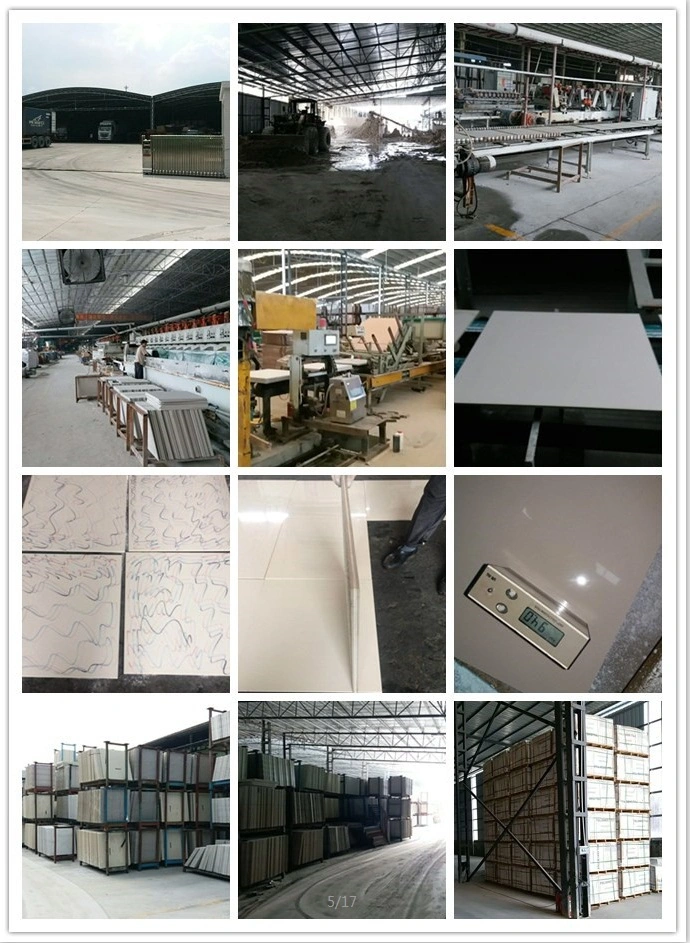 600*600mm Pure White Full Glazed Ceramics Porcelain Polished Floor and Wall Tiles From Foshan