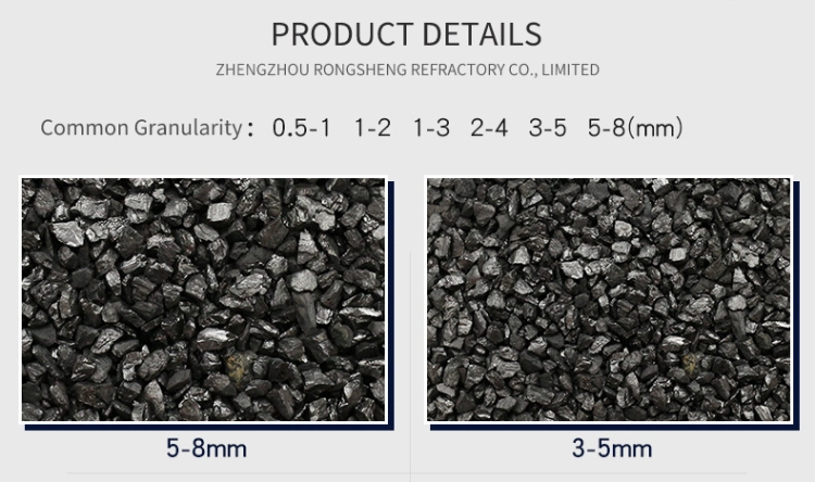 Calcined Anthracite Coal Cac F. C 90-95% Recarburizer Carbon Raiser 1-3mm 3-5mm 5-8mm Carburant