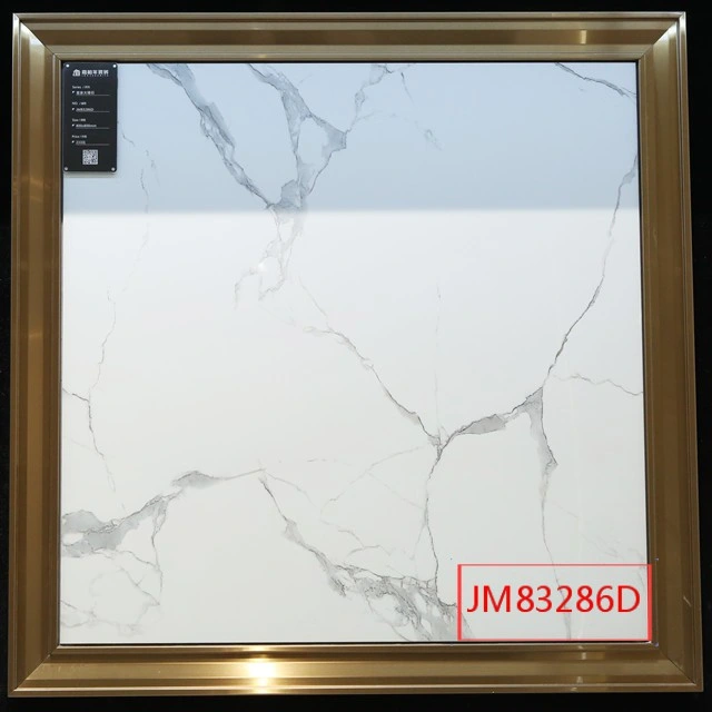Foshan Indoor and Outdoor Floor and Wall Subway Marble Glazed Ceramic Carrara White Tiles Polished Glossy Porcelain Flooring Tiles