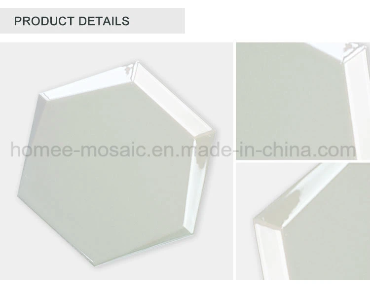 Hexagon Backsplash Tiles Bathroom Walls Ceramic Mosaic Wall Tile