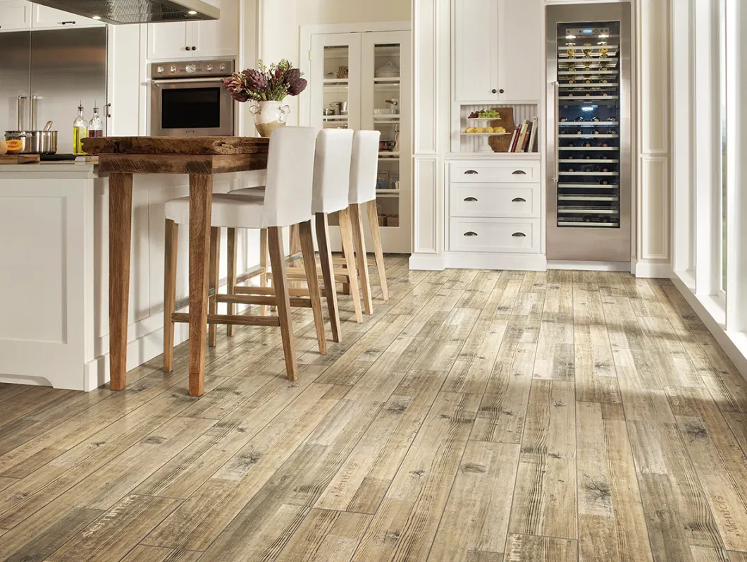 Natural Wood Ceramic Floor Tile, Solid Wood Flooring