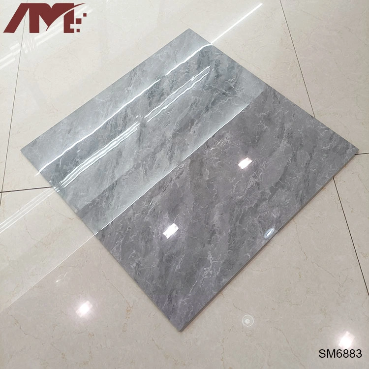 Building Material Supplier Gray 60X60 Ceramic Full Glazed Porcelanato Polished Floor Porcelain