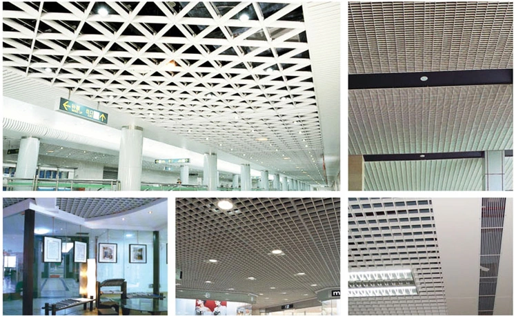 Metal Building Material Aluminum Suspended Ceiling Grid Tiles