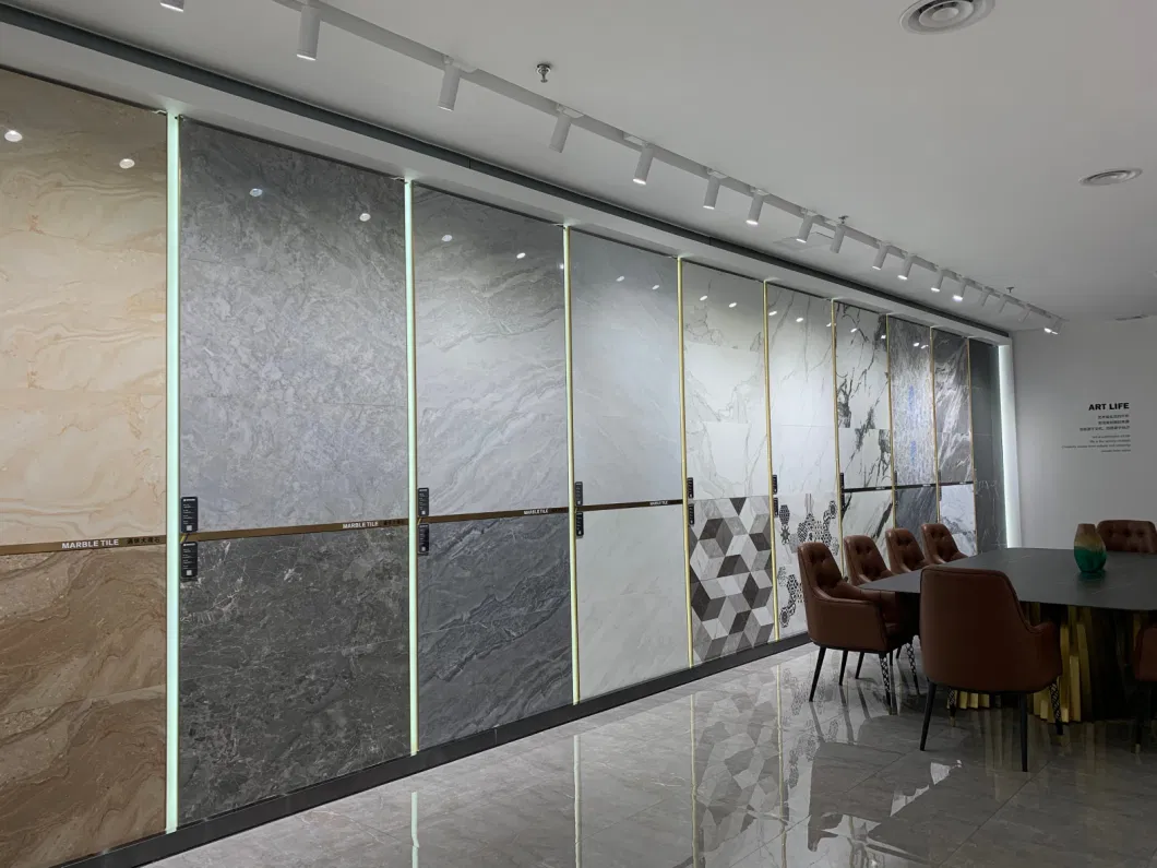 Foshan Indoor and Outdoor Floor and Wall Subway Marble Glazed Ceramic Carrara White Tiles Polished Glossy Porcelain Flooring Tiles