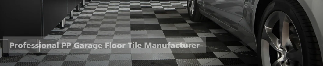 Non-Toxic Garage Basement Patchwork Floor Tile, PP Floor Mat to Protect The Ingterlocking Floor Tile
