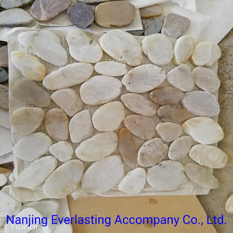 Polished Pebble Natural Stone Mosaic Wall Shower Tile