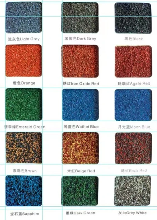 Color Stone Coated Metal Roof Tiles