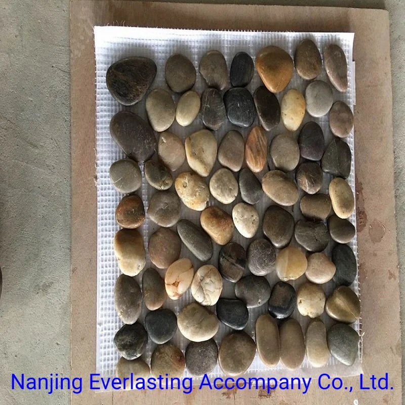 Hot Sale River Stone Decoration Pebble Mosaic Tile