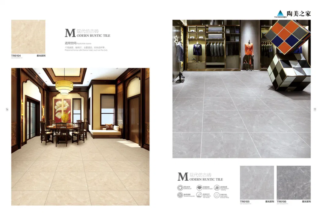 800*800 Ceramic Textured Marble Flooring Bathroom Tile for Home