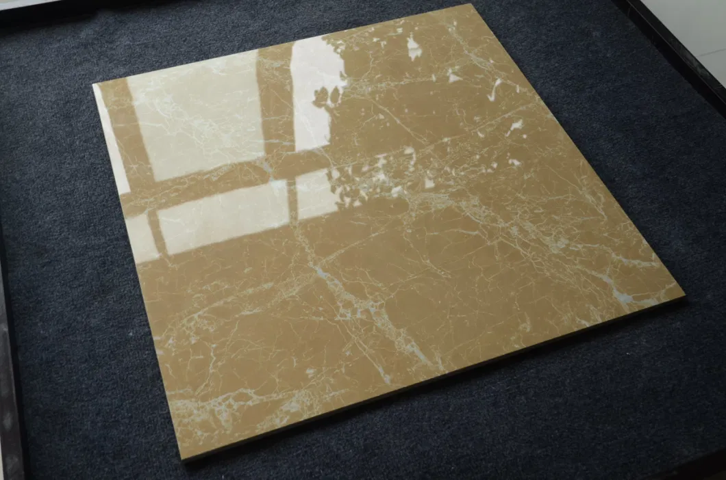 Chinese 32X32&prime; Ceramic Glossy Floor Emperador Light Porcelain Tile