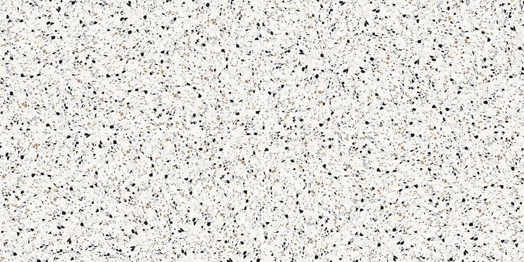 60X120cm Soft Gloss Blue Chips Terrazzo Porcelain Kitchen Tile