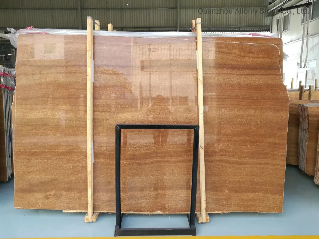 Royal Wood Marble Big Slab Cut to Size Flooring Tile