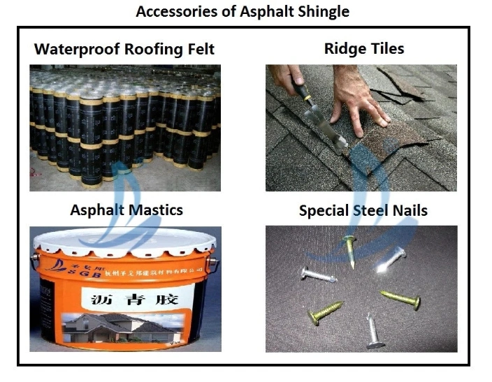 Asphalt Shingle Chinese Exporters Laminated Asphalt Fiberglass Roof Tiles for Resort