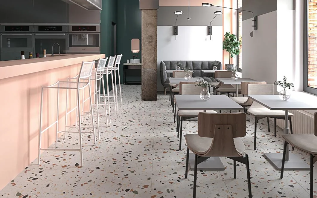 75X150cm Supplier Colorful Terrazzo Style Porcelain Tile for Floor