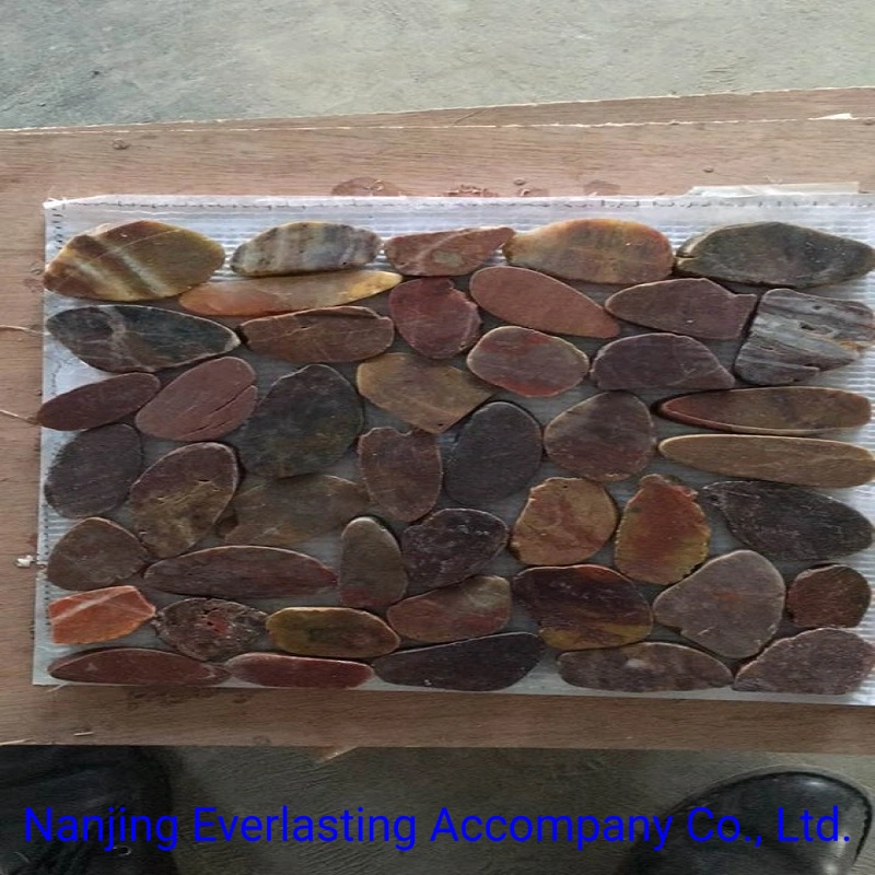 Polished Pebble Natural Stone Mosaic Wall Shower Tile