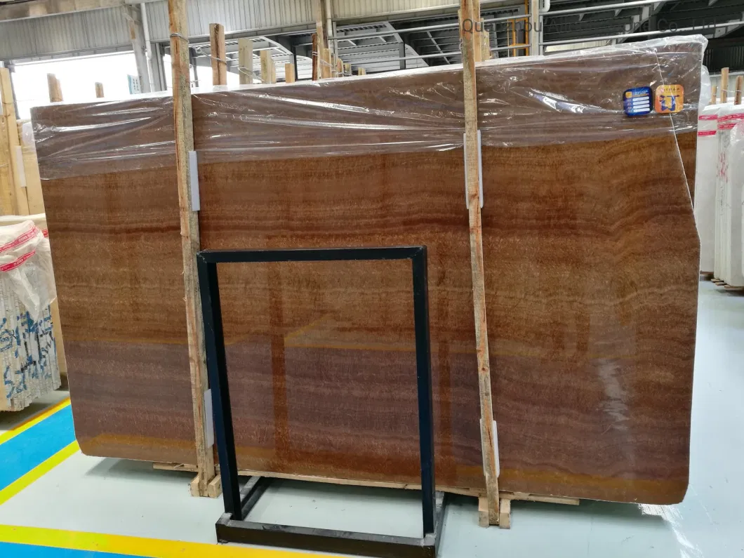 Royal Wood Marble Big Slab Cut to Size Flooring Tile