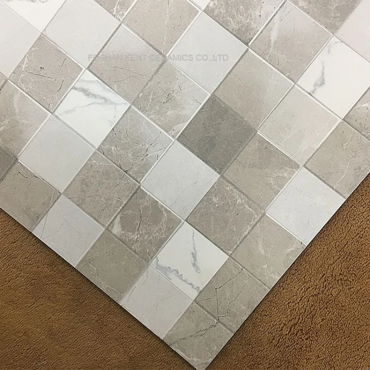 300 X 300 mm 3D Design Ceramic Floor Tiles Glazed Porcelain Bathroom Kitchen Tiles Made by Foshan Factory