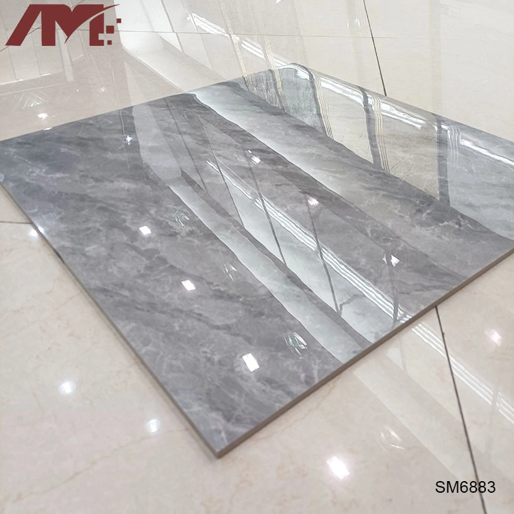 Building Material Supplier Gray 60X60 Ceramic Full Glazed Porcelanato Polished Floor Porcelain