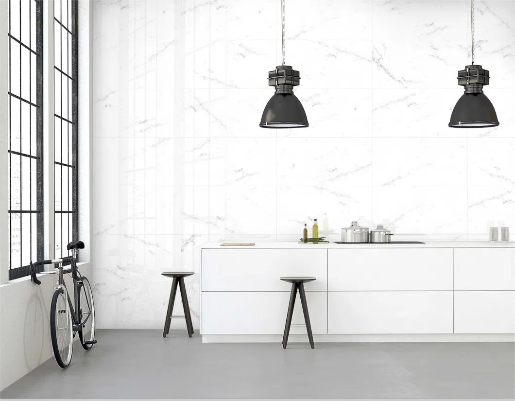 Foshan Ceramic Tiles 600*1200 mm Commercial Building Indoor Wall and Floor Porcelain Tile Marble Tile