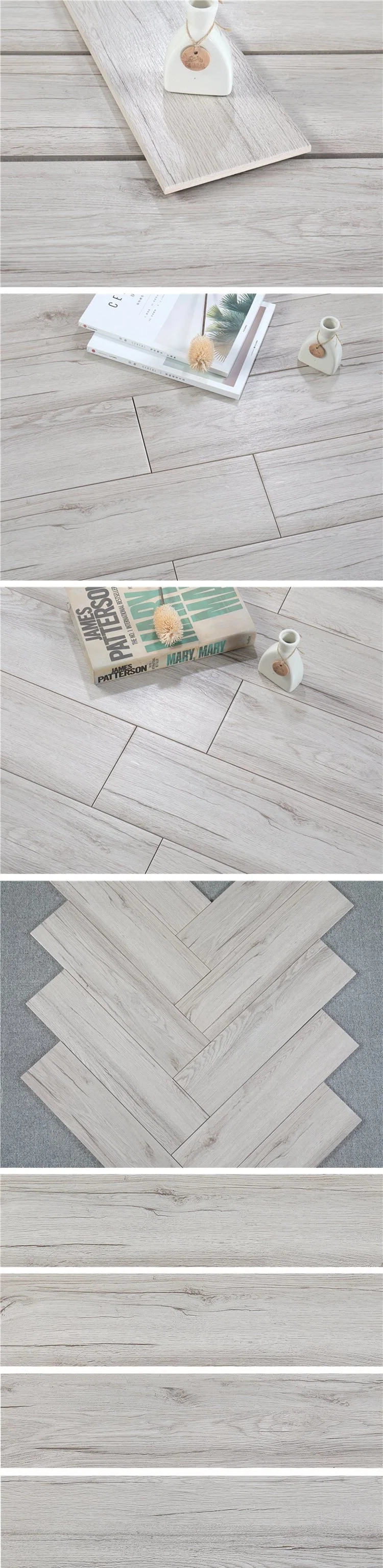 Dining Hall Floor Parquet Ceramic Chevron Grey Wood Like Tile