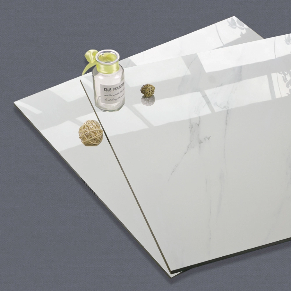 White Marble Glazed Polished Floor Wall Tiles Ceramic 600X600mm Square Tile Porcelain Spanish Tile