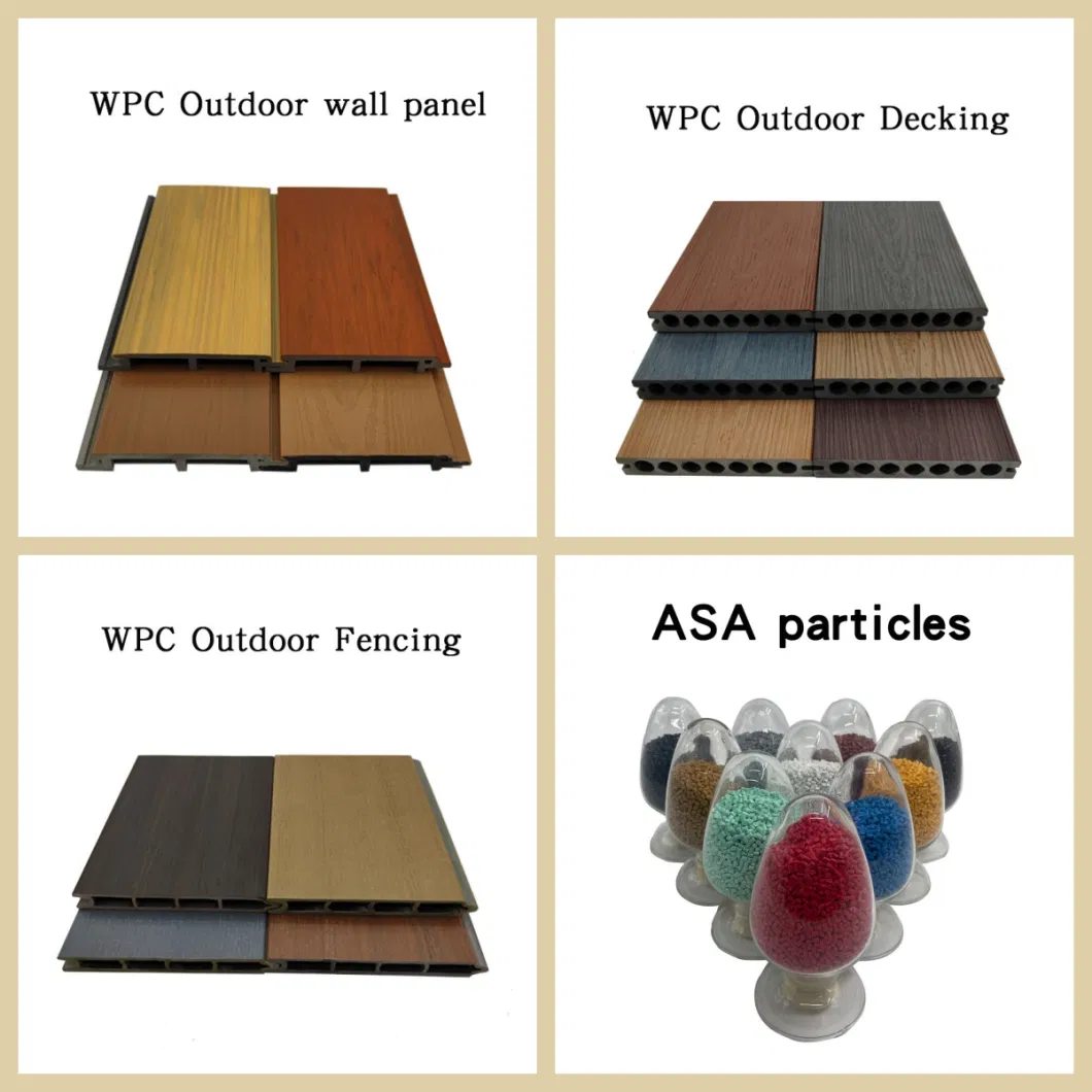 Bulk ASA Co-Extrusion Wood Plastic Composite Wall Coverings