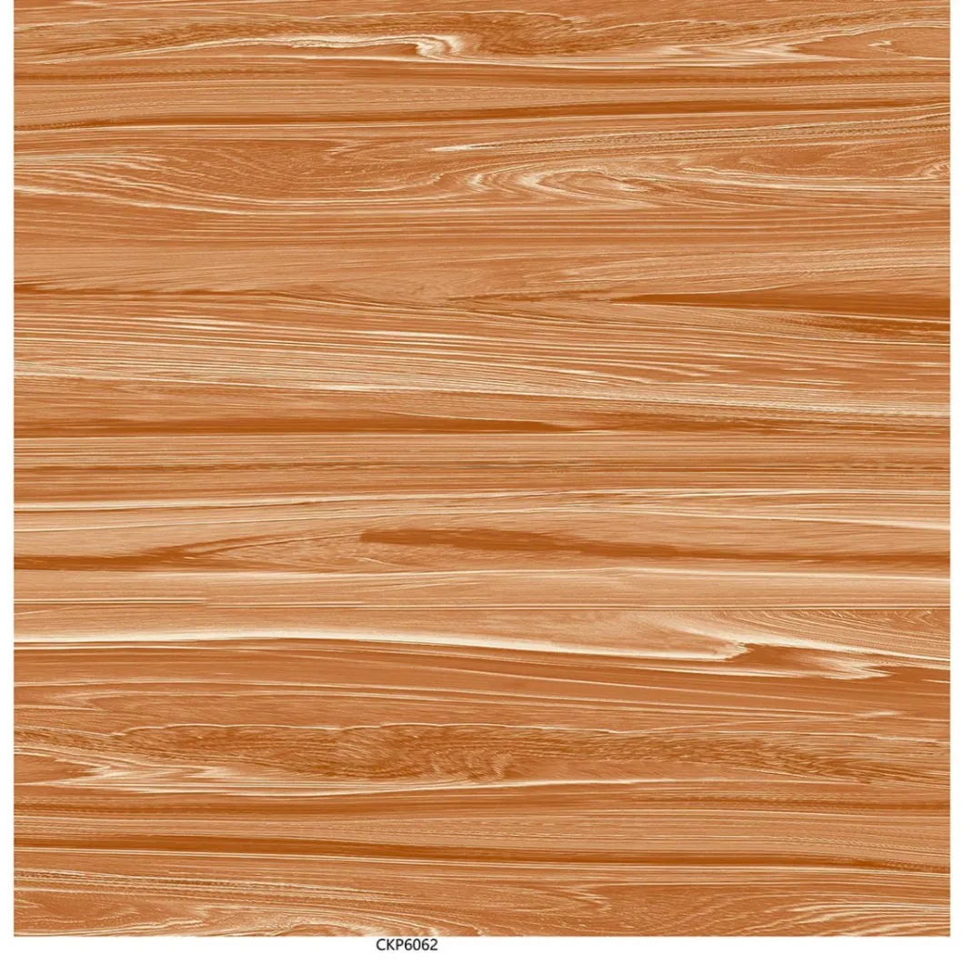 3D Injection Wood Grain Polished Floor Tile Design Patterns Tan Light Brown Dark Gray