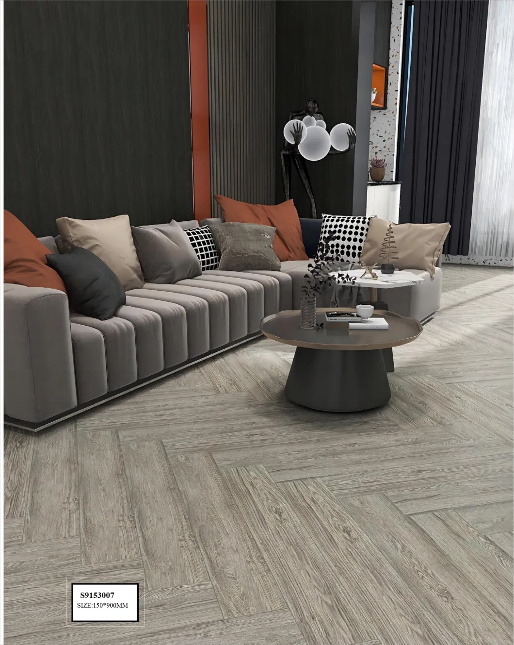 China 3D Inkjet Porcelain Wood Tile Texture for Africa (country)