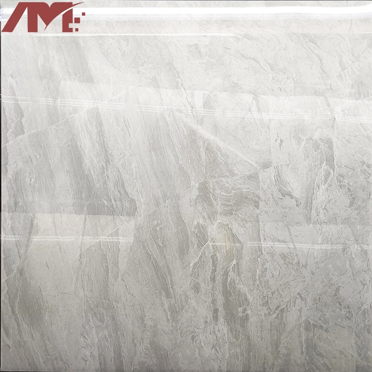 Foshan Supplier Living Room Gray Big Polished Tiles Floor Porcelanato 80X80