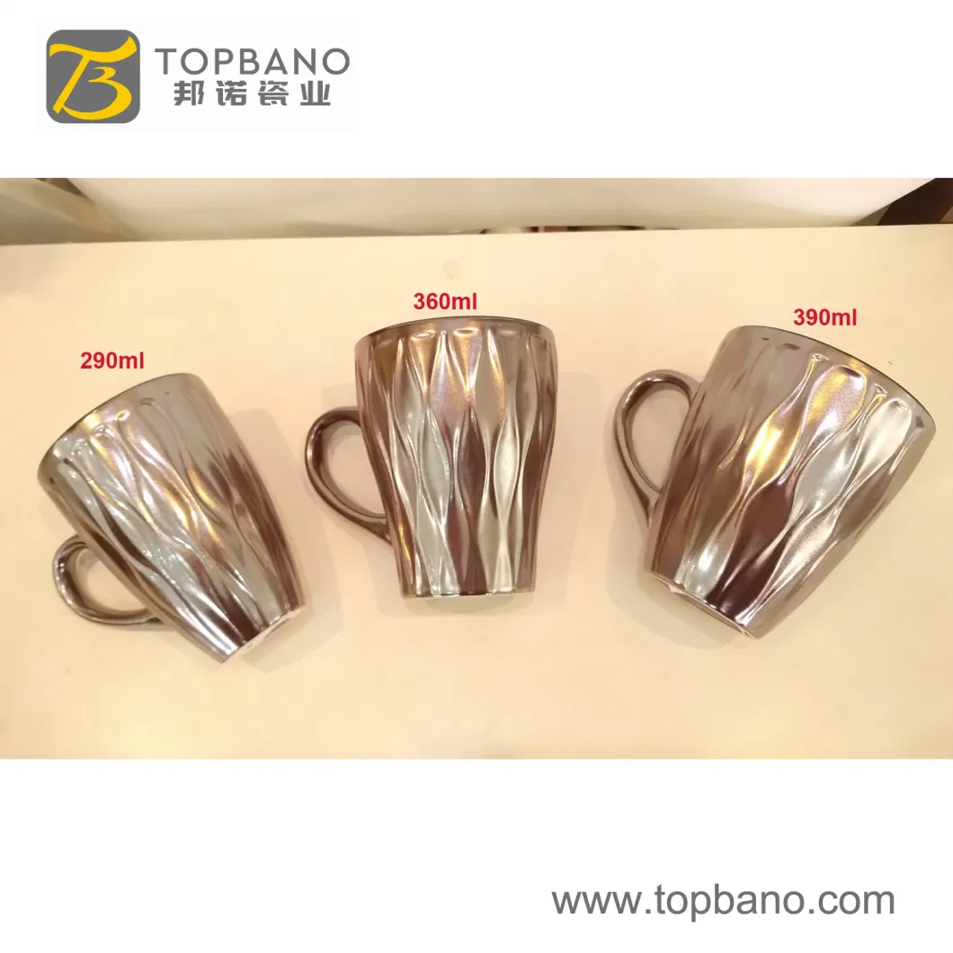14 Oz Stoneware Ceramic Mug Custom Porcelain Cup Promotional Mug