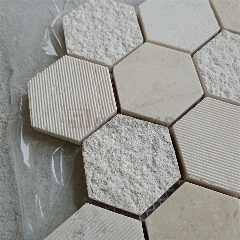 Modern Simple Kitchen Bathroom Polished Mosaic Tile Walls and Floors Tiles Marble Tile