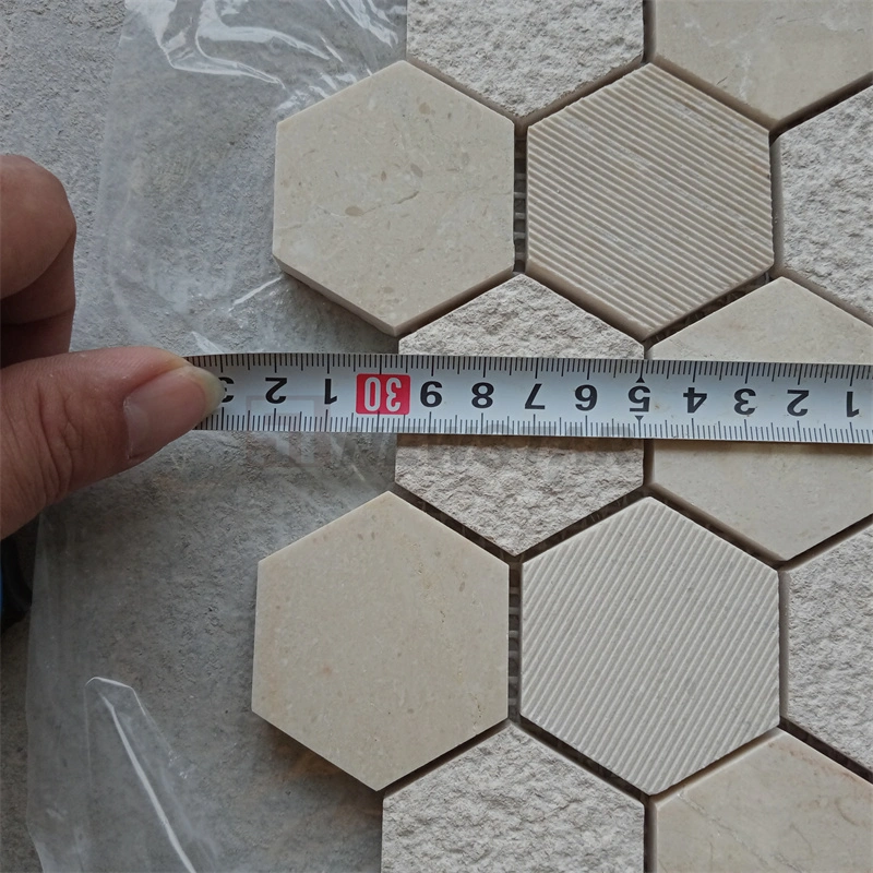 Modern Simple Kitchen Bathroom Polished Mosaic Tile Walls and Floors Tiles Marble Tile
