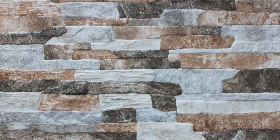 Hot Sale 300X600 Exterior Wall Tile Designs Ceramic Wall Tile Rock Marble Tile