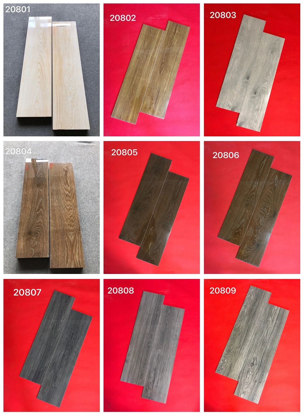 200*800 Ceramic Wood Flooring Bathroom Tile for Toilet