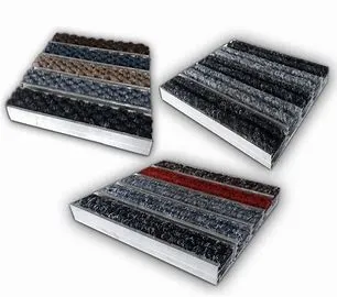 Commercial Entrance Floor Mats Anthracite Carpet Aluminum Doormat