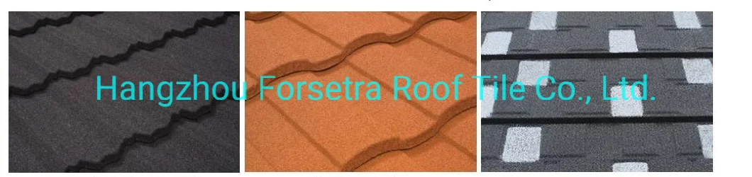 Different Trendy Types of Colored Galvanized Stone Coated Steel Roof Tiles High Quality Metal Roofing Tile Online Shop