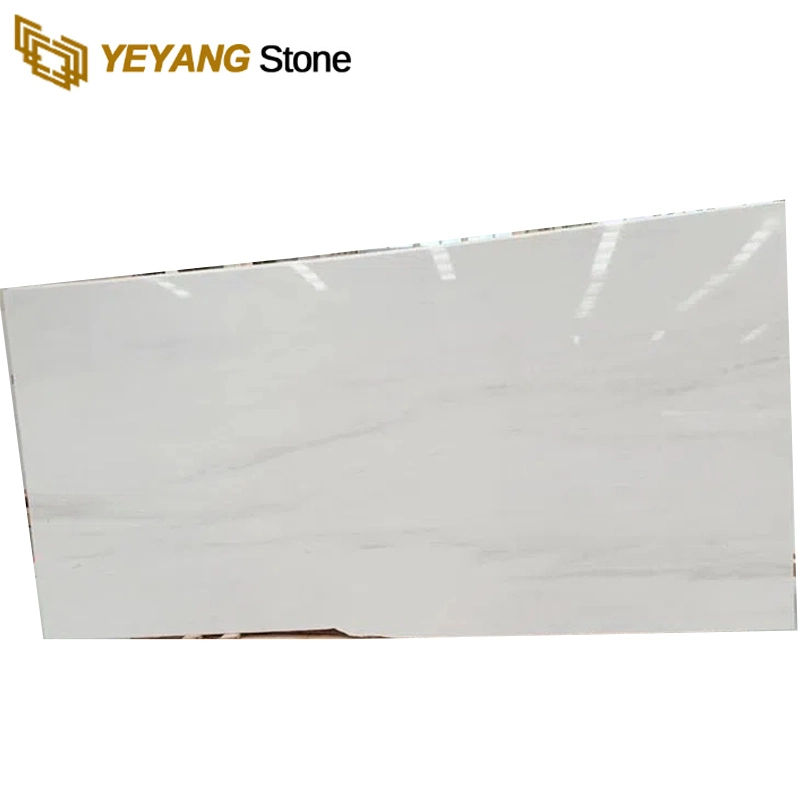 Pure White Marble Tiles Price Discount Polish Flooring/Wall Tile/Kitchen/Island