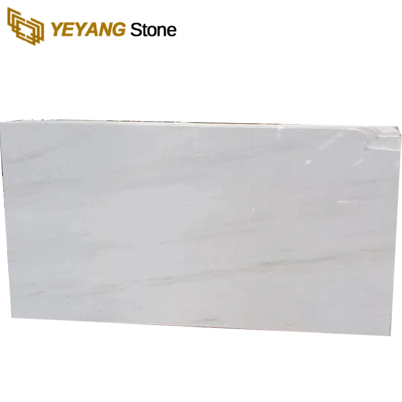 Pure White Marble Tiles Price Discount Polish Flooring/Wall Tile/Kitchen/Island