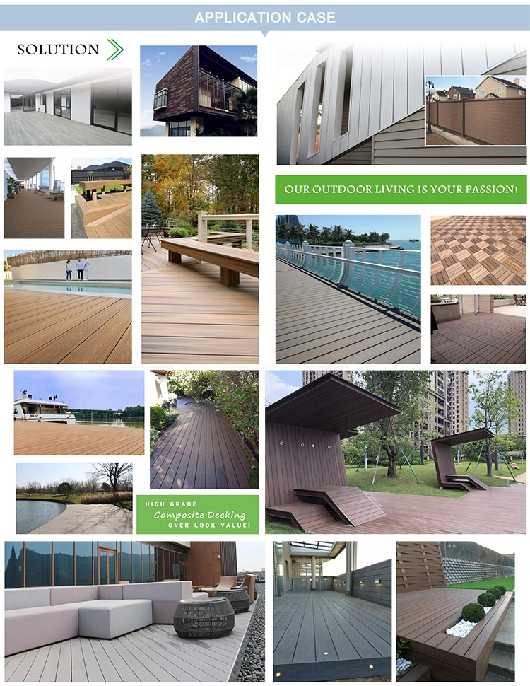Australia Fire Resistant Outdoor WPC Balcony Waterproof Outdoor Floor Covering
