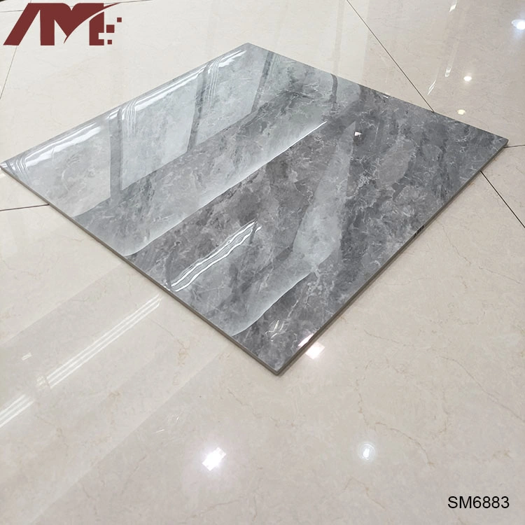 Building Material Supplier Gray 60X60 Ceramic Full Glazed Porcelanato Polished Floor Porcelain