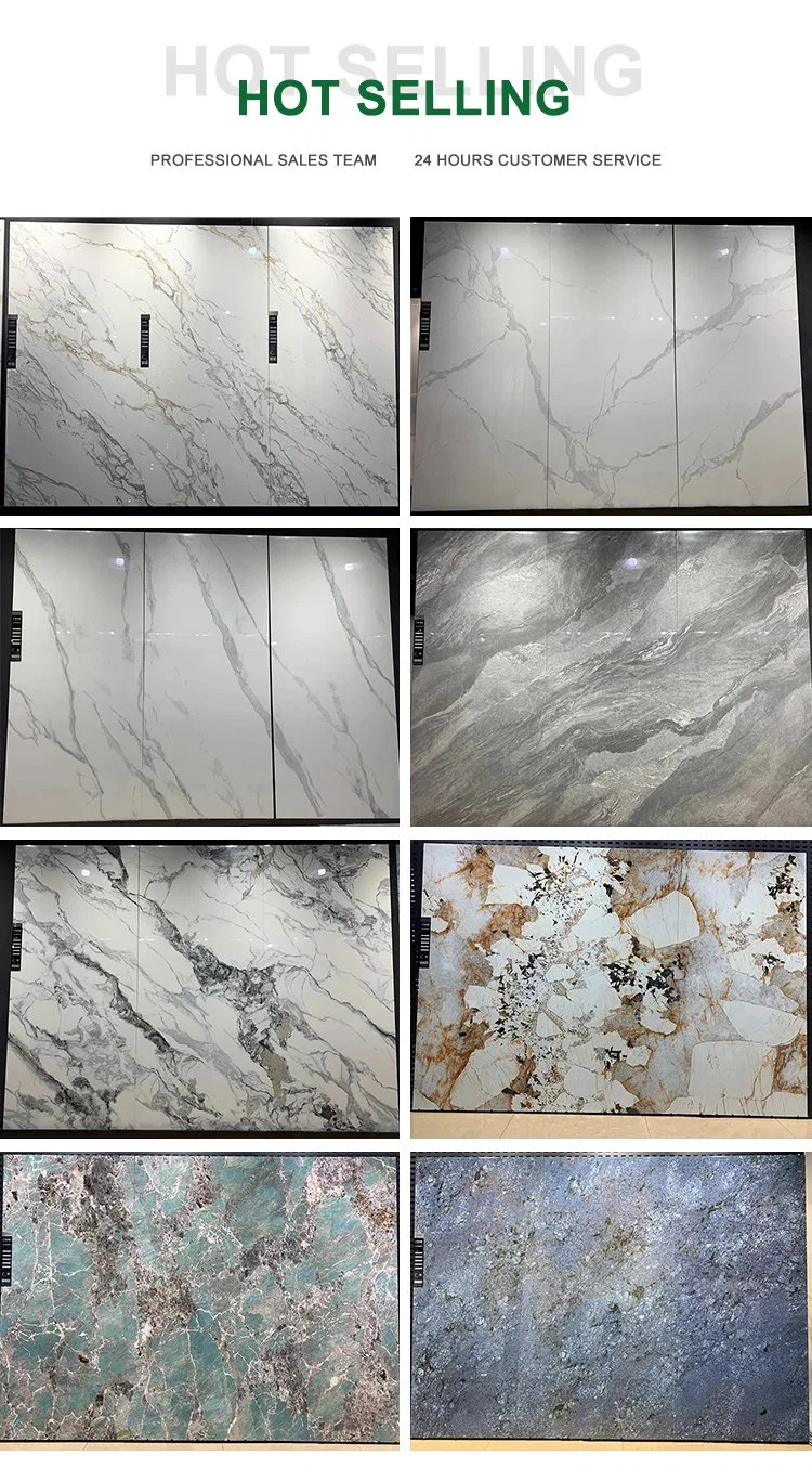 Bespoke Size Marble Background Wall Decoration Porcelain Slab Tile Stoneware Sintered Stone