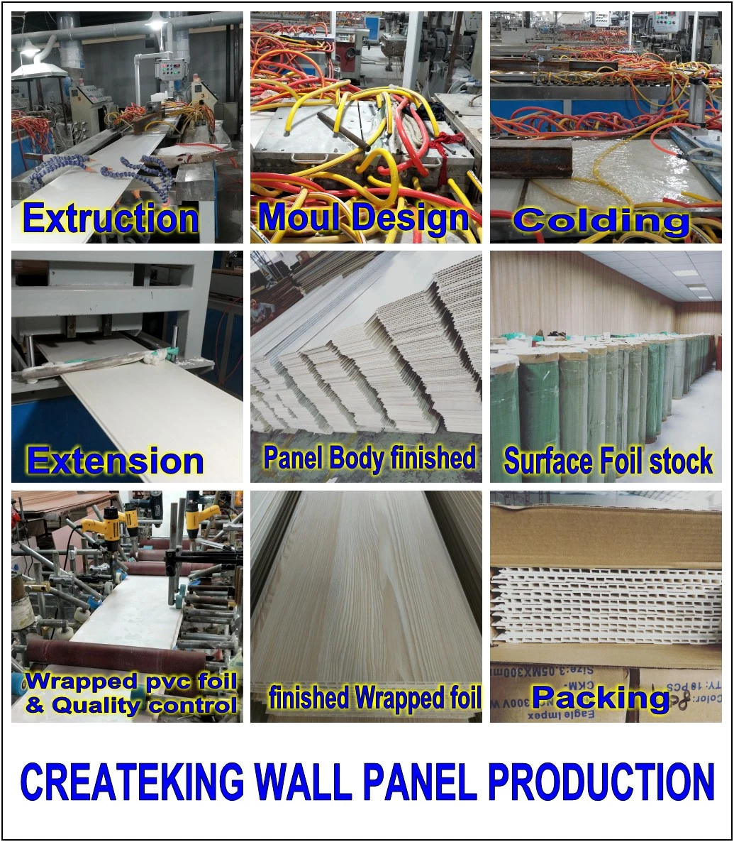 Waterproof Fireproof Quick Installation Wall Panels of Building Materials for Interior Decor