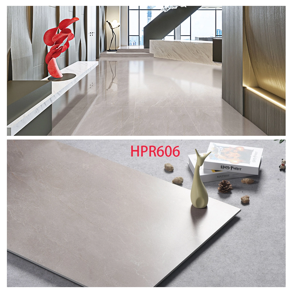 600*1200mm Ceramic Inkjet Soft Light Gray Indoor Large Wall and Floor Tile