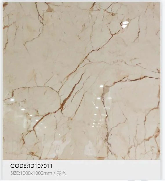 New Design 1000X1000mm Wholesale Price Polished Glazed Jade Marble Ceramic Floor Glossy Porcelain Tile Wall and Floor